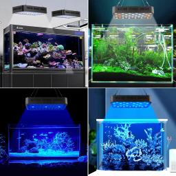 Dimmable LED Aquarium Light, Controle WiFi, 3 Canais, Controle Inteligente para Peixes, Tanque de Coral, 165W - Image 6