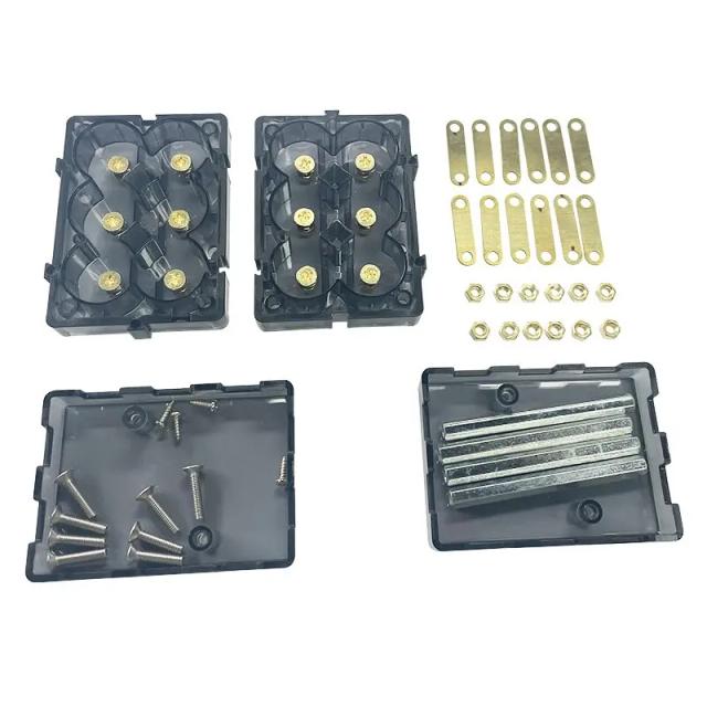 Kit de Armazenamento de Energia Sem Solda para Baterias 18650 e 21700 - Suporte de Alta Corrente 12V, 24V, 48V para Projetos DIY