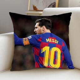 Capa de almofada l-lion messi quarto quarto escritório cafeteria carro dakimakura almofadas sala de estar fronha estrela de futebol presente - Image 2
