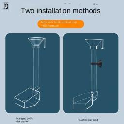 Alimentador de peixes acrílico transparente, tubo de alimentação anti-mordida, adequado para variedade de tanques de peixes, Aquarium Design - Image 3