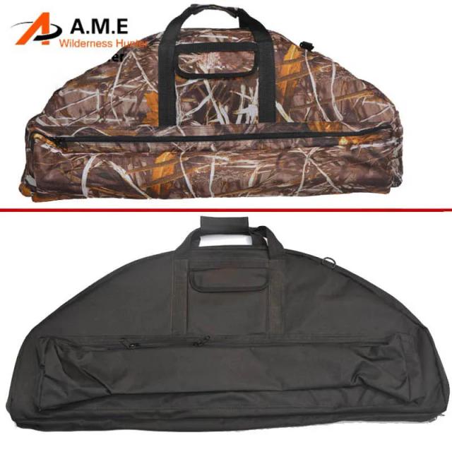 Saco Acolchoado para Arco Composto de 95-115cm com Protetor de Tubo e Compartimento para Flechas - Ideal para Caçadores