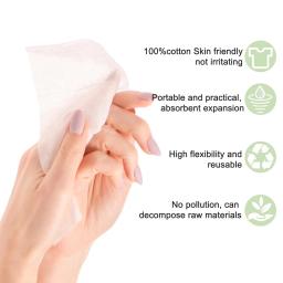 Toalha mágica para limpeza de rosto, lenço prático para comprimido, guardanapo húmido, comprimido, envio direto - Image 4