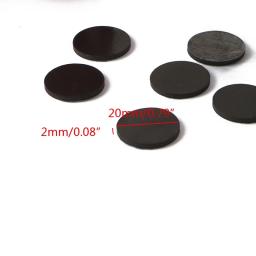 Ímãs autoadesivos magnéticos redondos, ímãs borracha redondos para artesanato diy, hobby e geladeira, com 10 peças - Image 6
