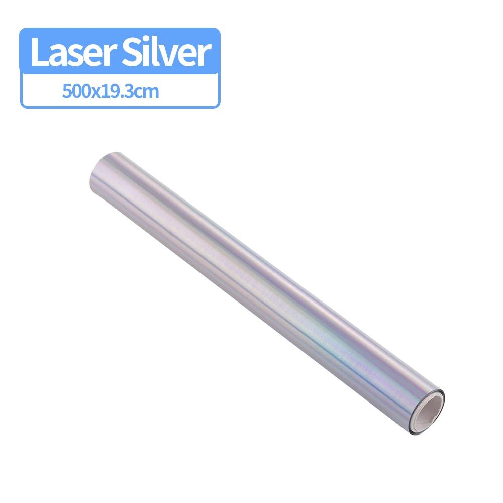 Folha de transferência de calor holográfica Rolls, rolo de papel Hot Stamping, uso com laminador T-Shirts cartão, artesanato DIY, 5m - Image 1