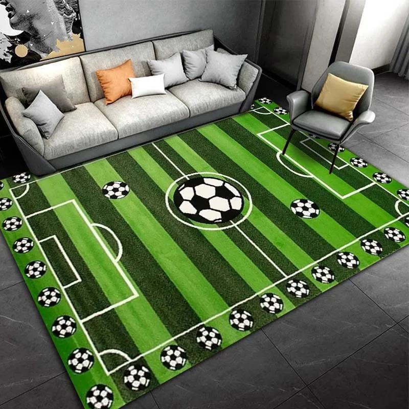 Tapete Padrão de Basquete para Crianças, Tapete de Jogo, Tapetes, Tapete Antiderrapante, Quarto, Sala de Estar, Decoração de Casa, Almofada - Image 1