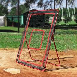 Pitch Back Rebound Net, Ângulos ajustáveis Rebounder, Baseball Softball e Lacrosse Prática para Pitching Jogando Catching - Image 1
