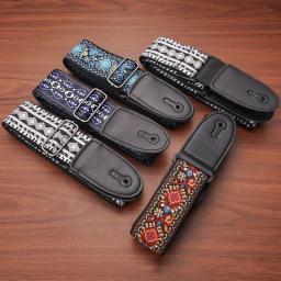 Correias de estilo étnico, Correias impressas em poliéster, Correias de guitarra acústica mais largas, 1pc - Image 5