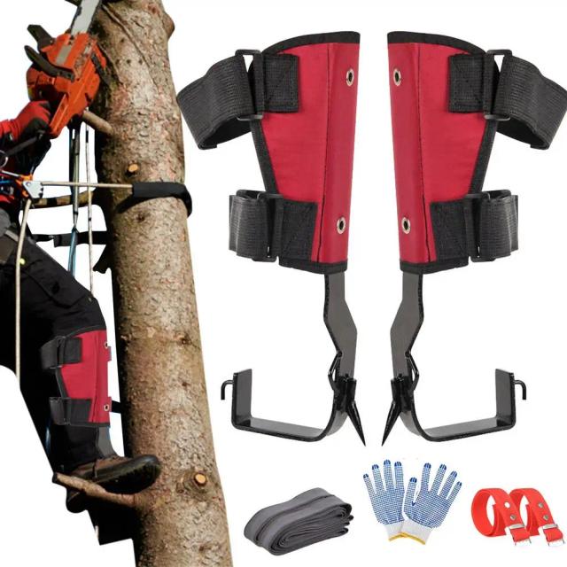 Kit Completo para Escalada em Árvores: Engrenagem com Cinto e Pinos Ajustáveis para Caça e Colheita de Frutas