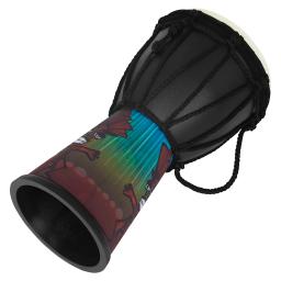 Africano profissional percussão música tambor para crianças, tambor de PVC portátil, câmara colorida, Djembe, tambor de mão, 4 Polegada - Image 4