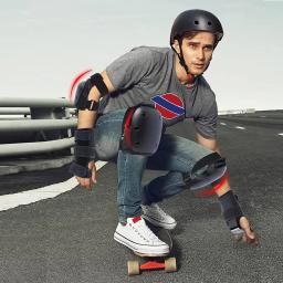 INMOTION Adulto Joelheiras Cotovelo Pads Guardas De Pulso 6 em 1 Protective Gear Set para Ciclismo Roller Skating Esportes Ao Ar Livre - Image 4