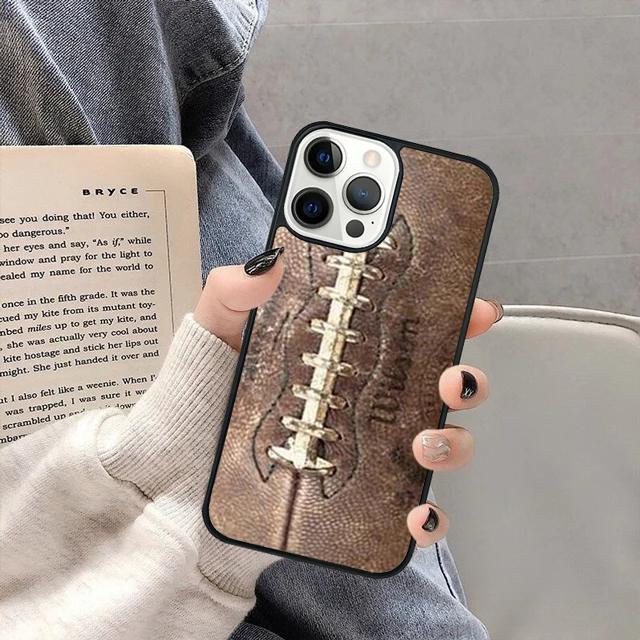 Capa de telefone de futebol americano para iPhone, capa para iPhone 15, SE2020, 13, 14, 11, 12 Mini, Pro Max, XR, XS Max, 6, 7, 8 Plus, Shell - Image 1