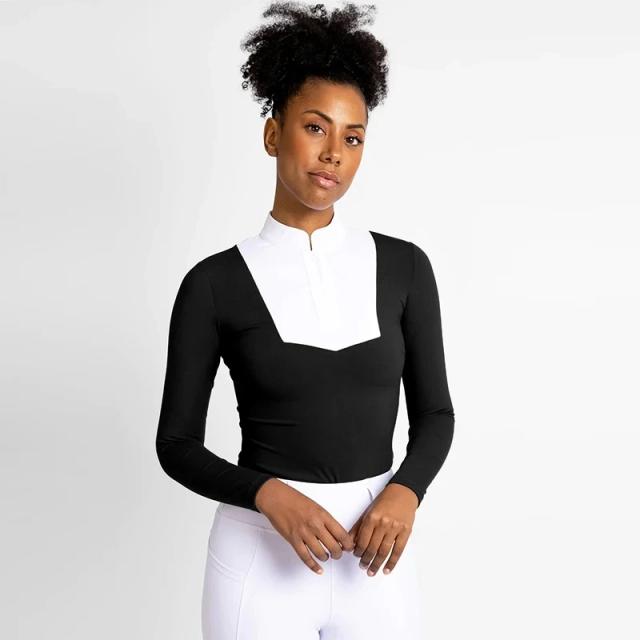Camisas de Competição Equestre Femininas: Equipamento Profissional para Equitação e Layering Ideal
