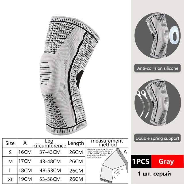 Joelheiras Acolchoadas de Silicone LOOGDEEL para Homens - Protetor Patelar Ideal para Corrida, Voleibol, Fitness e Basquete
