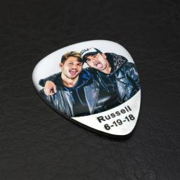 Palheta de guitarra personalizada, foto personalizada, palheta de guitarra estampada à mão, presente de lembrança para ele, formatura, presente do pai - Image 5