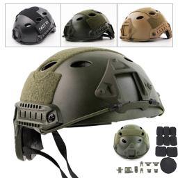 Airsoft Paintball Tiro Wargame Capacetes, exército militar, caça, combate, tático, tipo PJ - Image 3