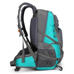 50l náilon mochila saco de acampamento esporte ao ar livre caminhadas trekking escalada viagem ombro reflexivo sapatos bagagem ao ar livre saco dos homens - Image 3