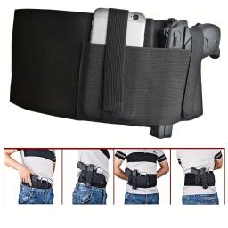 Tactical Belly Band coldre para homens e mulheres, elástico cinto coldres, escondido levar, sob a camisa, 37.4 "-5.12" - Image 1