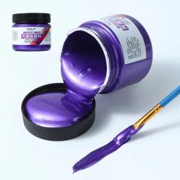 Ouro acrílico tinta pigmento, cor metálica, gesso impermeável, coloração estatuária, DIY pintura têxtil, Graffiti Art Supplies, 100ml - Image 5