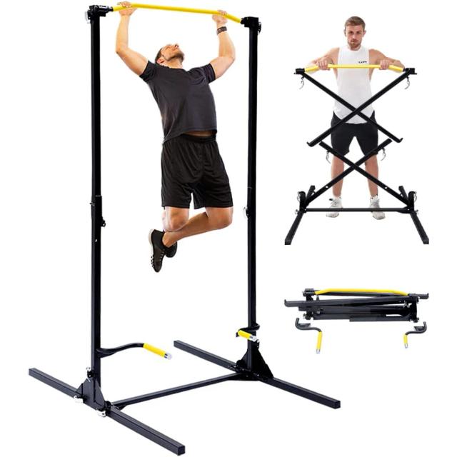 Equipamento Multifuncional de Fitness: Barra de Tração e Mergulho Dobrável para Homens e Mulheres - Ideal para Ginásio em Casa por £200