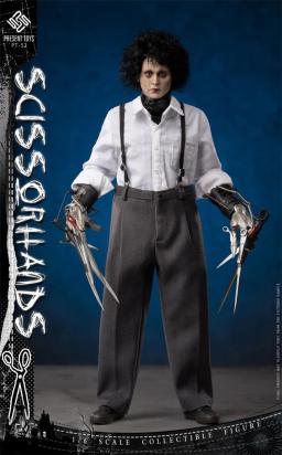 Conjunto Completo De Personagens De Filmes Clássicos, Mãos De Tesoura, Edward, Johnny Depp, Action Figure Model, Brinquedos Pré-Venda, PT-sp52, 1:6, 12" - Image 6