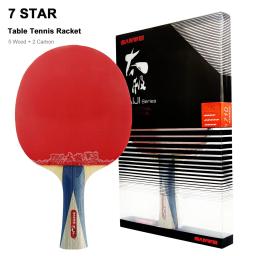 SANWEI-Raquete De Tênis De Mesa, Madeira Profissional, Carbono, Ping Pong Ofensivo, Borracha Pegajosa, Ataque Rápido, 7, 8, 9 Estrelas, Taiji - Image 3