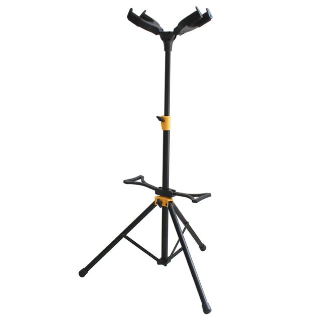 Suporte Vertical para Guitarra Gravity com Trava Automática - Cabide Dobrável em Metal para Baixo Populares