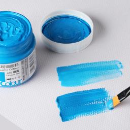 Tinta Guache Enlatada para Crianças, Livre de Formaldeído Seguro, Desenho de Aquarela Lavável, Pigmento Pintura a Dedo, Suprimentos de Arte, 100ml - Image 3