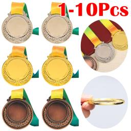 Ouro e Prata Bronze Prêmio Troféu para Crianças, 2 Polegadas, Vencedor, Recompensa para Esportes ao Ar Livre, Competição, Lembrança, 1-10Pcs - Image 1