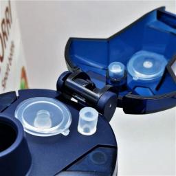 ZORRI Garrafa De Água Azul Escuro Esportes, Bpa Livre, Agitador De Proteína Reutilizável, Caminhadas, Ciclismo, Ginásio, Melhor - Image 6