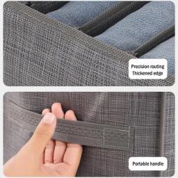 Organizadores de armazenamento dobrável, caixas divisórias para jeans, meias, sutiã, roupeiro, roupas, roupas íntimas, gaveta, conjuntos de armários - Image 5