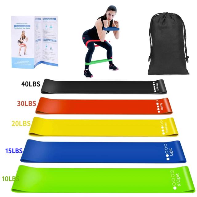 Bandas de Resistência Multifuncionais para Yoga, Alongamentos e Treinamentos de Força