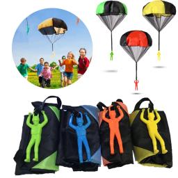 Paraquedas de mão para crianças, Fly Parachute Sport com mini soldado, Crianças presentes educativos, Brinquedos engraçados ao ar livre, 1pc - Image 1