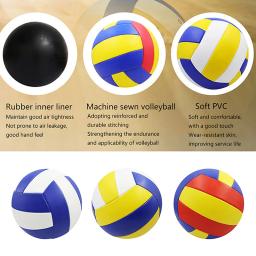 Professional PVC Voleibol para Treinamento Indoor, Competição Profissional, Beach Game Ball, Outdoor, No.5, 1Pc - Image 4