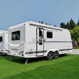 RV Travel Trailer for Sale, Road Trailer, branco, luxo, padrões australianos - Image 1
