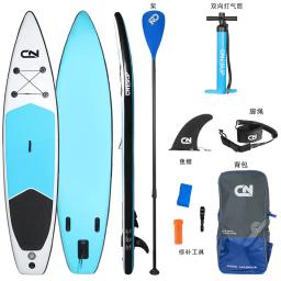Dobrável e Inflável Pé Paddle Board, Novo Paddle Board, Still Water Board, Double-Layer - Image 1
