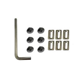 Atualize suas presilhas de pedal para melhor desempenho, kit de presilhas para pedais de bicicleta de estrada com 6 arruelas e 6 parafusos m5 - Image 1