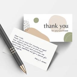 Cartão de agradecimento pelo seu pedido, Etiquetas de louvor para pequenas empresas, Decoração para pequena loja, Pacote de presente, 30 PCs, 50 PCs, 100PCs - Image 3