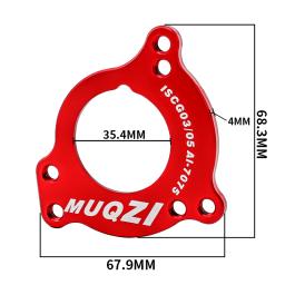 Mu- adaptador de guia de corrente para bicicleta, sistema isc03 05, conversion bottom, conversor de suporte inferior - Image 4