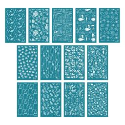 Diy tela seda estênceis geométrico serigrafia ferramenta para impressão argila papel camiseta jóias fazendo - Image 1