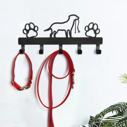 Gancho de parede para animais de estimação, trela durável para cães, porta-roupas para cães e gatos, porta-chaves, organizador de casacos, ganchos, acessórios para animais - Image 1