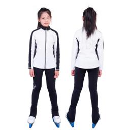 Roupas de Treinamento Infantil Patinação Artística, Jaqueta e Calças de Patinação, Roupas Quentes para Treinamento Ginástica - Image 3