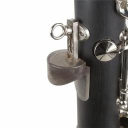 1 conjunto de polegar resto almofada confortável flexível dedo resto almofada dedo capa protetora com alça anel para oboe clarinete - Image 2