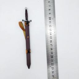Espada de Liga com Bainha de Plástico, Modelo de Arma, Coleção Action Figure, Escala 1:6, 12 ", Brinquedos Cena - Image 4