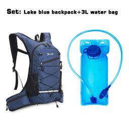 Conjunto de saco de água para esportes ao ar livre, 3 litros, bexiga interna, saco de água, mochila, com bico de sucção, tubo de água - Image 4