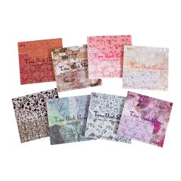 20 pçs do vintage fundo adesivos flores bronzeamento adesivos decorativos retro pose diy criativo conjunto de material colagem - Image 6