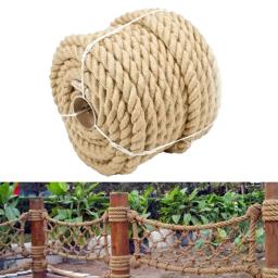 Corda artesanal fio de juta natural jardinagem clássico cor marrom comprimento generoso natural e rústico orgânico e terroso - Image 6