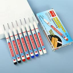Long Nib Head Markers para Metal Perfuração Pen, 20mm Deep Hole, impermeável, banheiro, carpintaria, decoração, Multi-Purpose, 4pcs por conjunto - Image 3