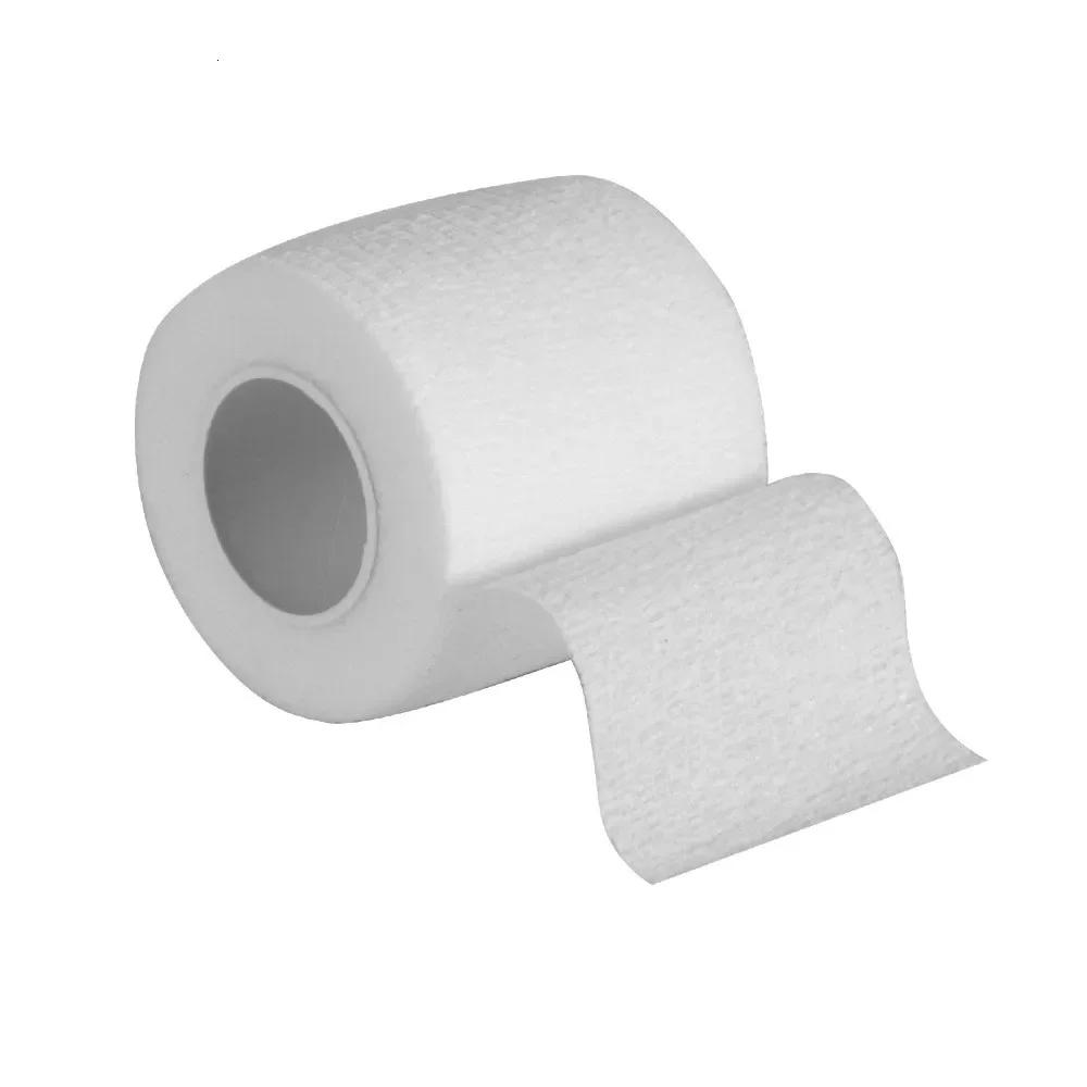 Bandagem elástica de gaze autoadesiva, ataduras de gaze respiráveis, esportes, dedo de fixação, pulso, perna, cuidados com o bebê, 2,5 cm, 5 cm, 10cm x 4,5 m, 1 rolo - Image 1