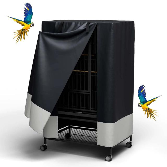 Gaiola para Pássaros com Tampa Interna e Externa: Conforto, Privacidade e Durabilidade com Painel Superior Removível e Design Respirável e Impermeável