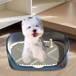 Caixa de lixo portátil para animais de estimação, WC, Potty Pan, Ferramenta de limpeza WC, Anti-Splash, Puppy and Kitten Trainer - Image 1